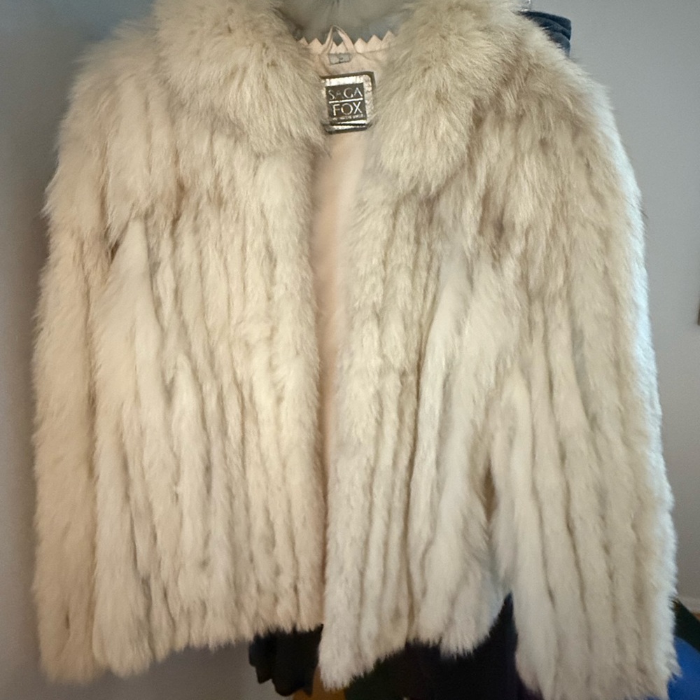 Vintage Saga Fox Fur Coat Size L